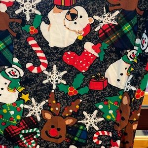 Velvet Christmas leggings